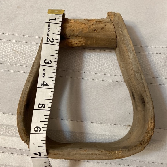 Wooden Western Vintage Saddle Stirrup - Picture 10 of 10